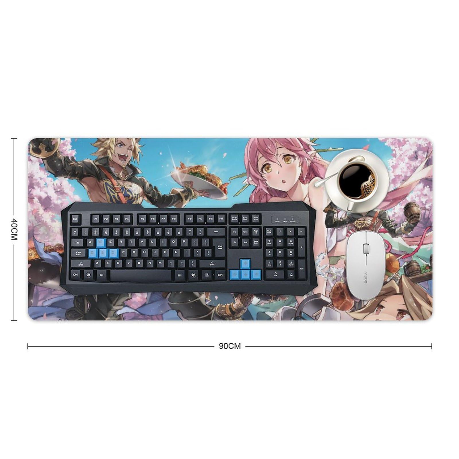 デスクマット 27×22cm アニメ 大判 撥水 マウスパッド セクシー レッド デスクマット 27×22cm アニメ 大判 撥水 マウスパッド セクシー